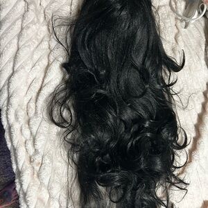 Elegant Black Hair wig wavy